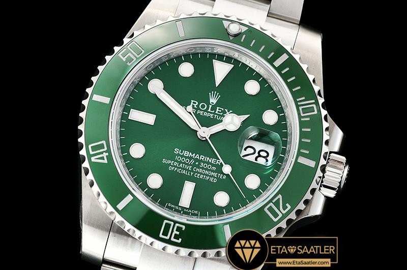 ROLSUB0238 - Submariner 116610LV SSSS Green V8 Noob A2836 - 01.jpg